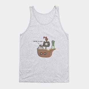 A Pirate Ship Leek Tank Top